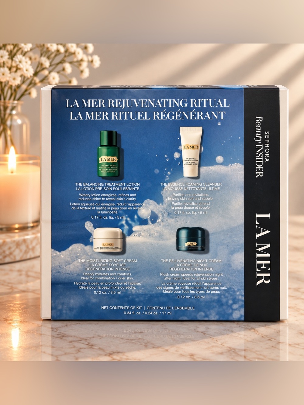 La Mer Rejuvenating Ritual 4-Piece Skincare Set – New